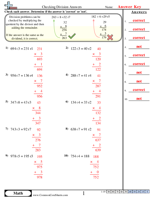 Division Worksheets